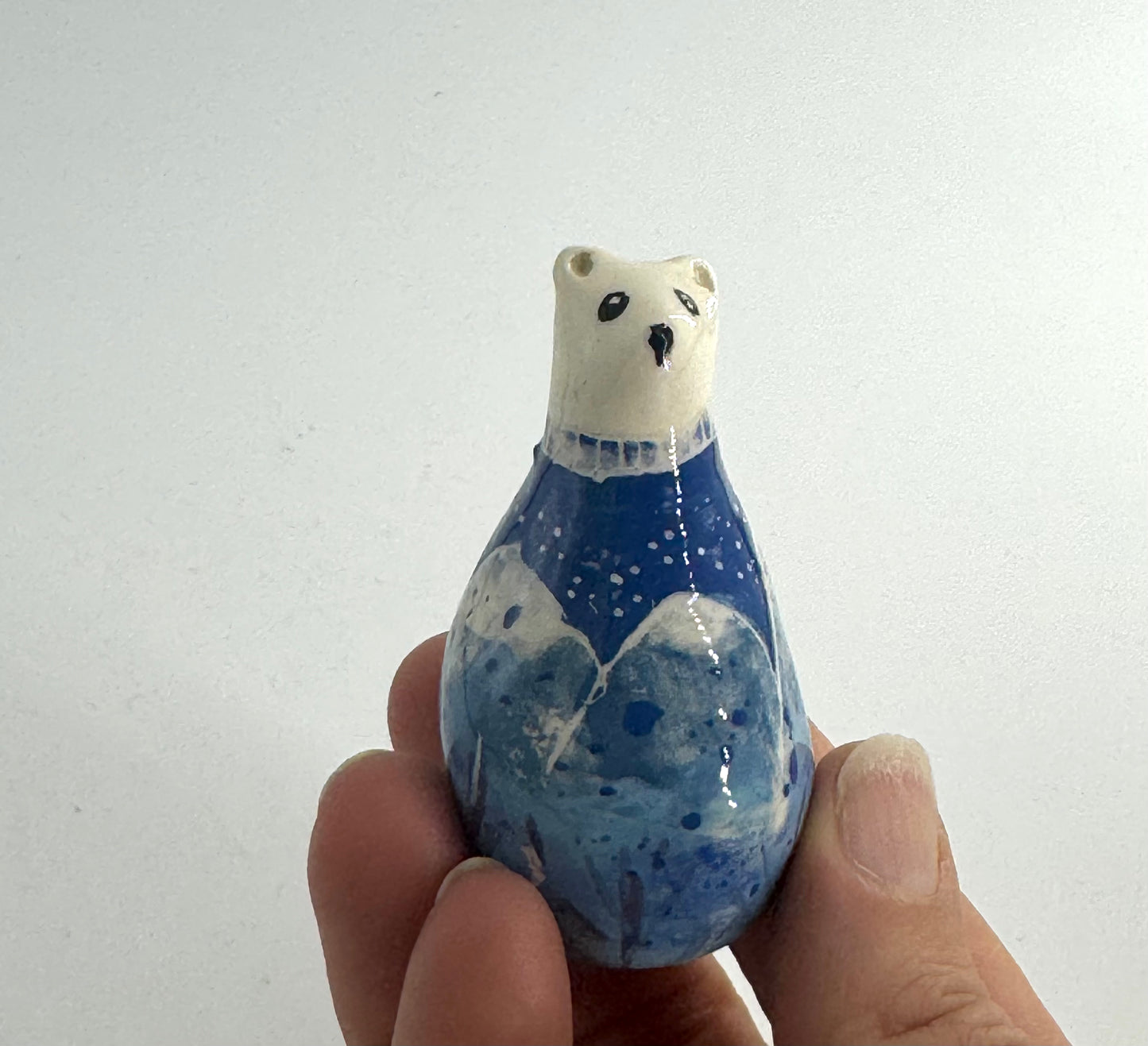 Isabel Lopes Mini Polar Bear Figurine