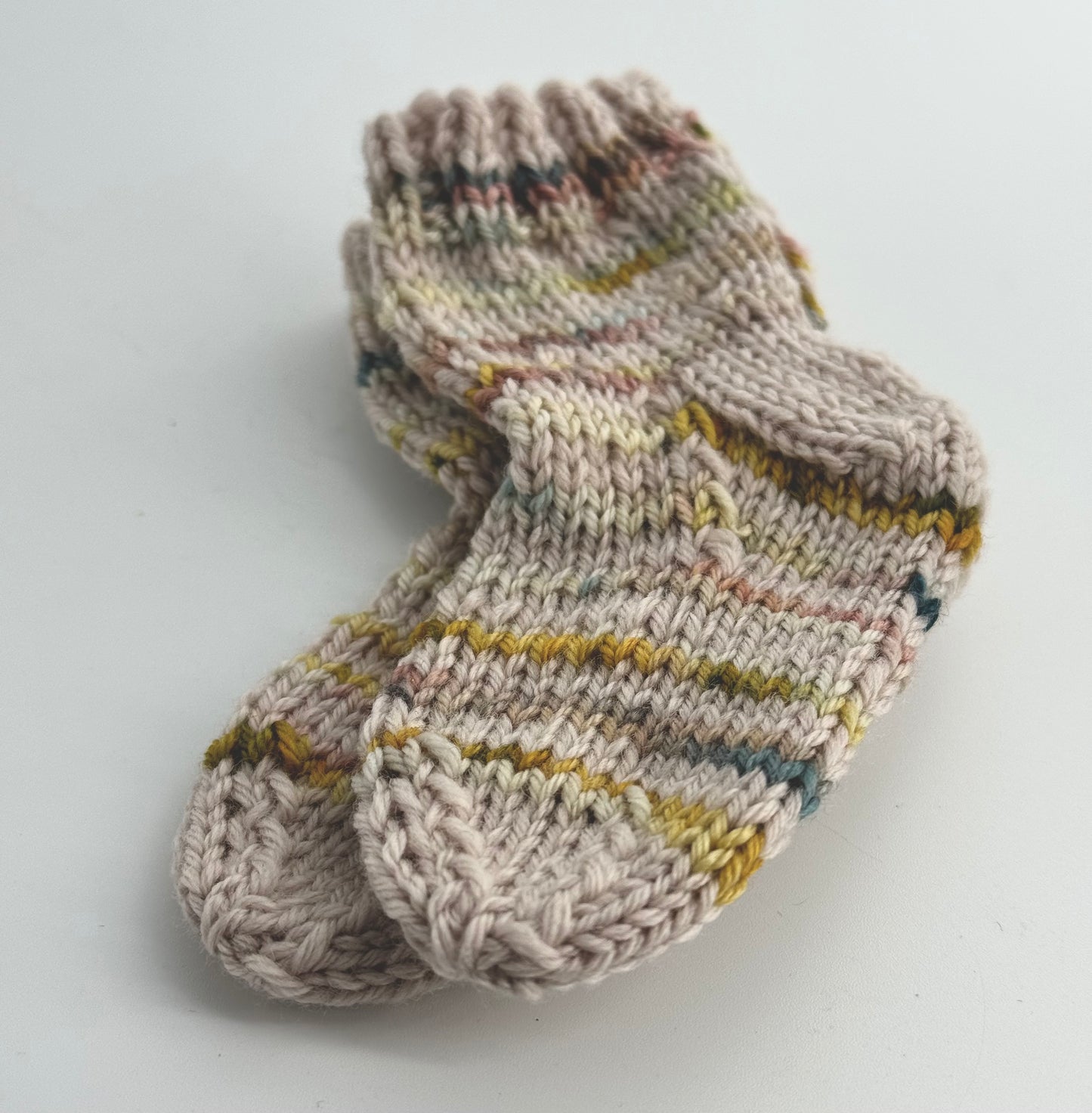 Pure Wool Baby Socks 0-3mths