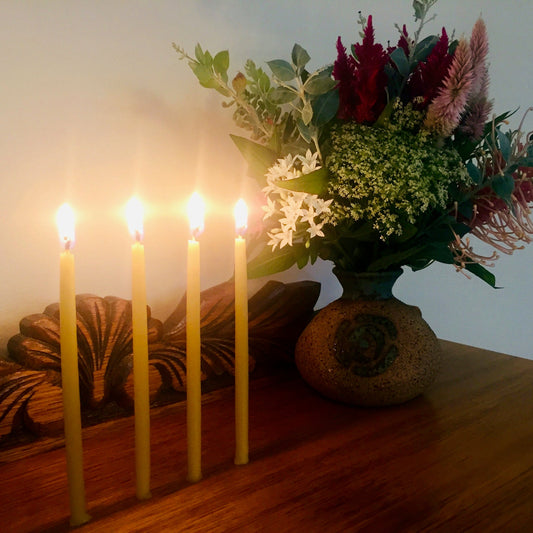 Cooran Beeswax Birthday candles