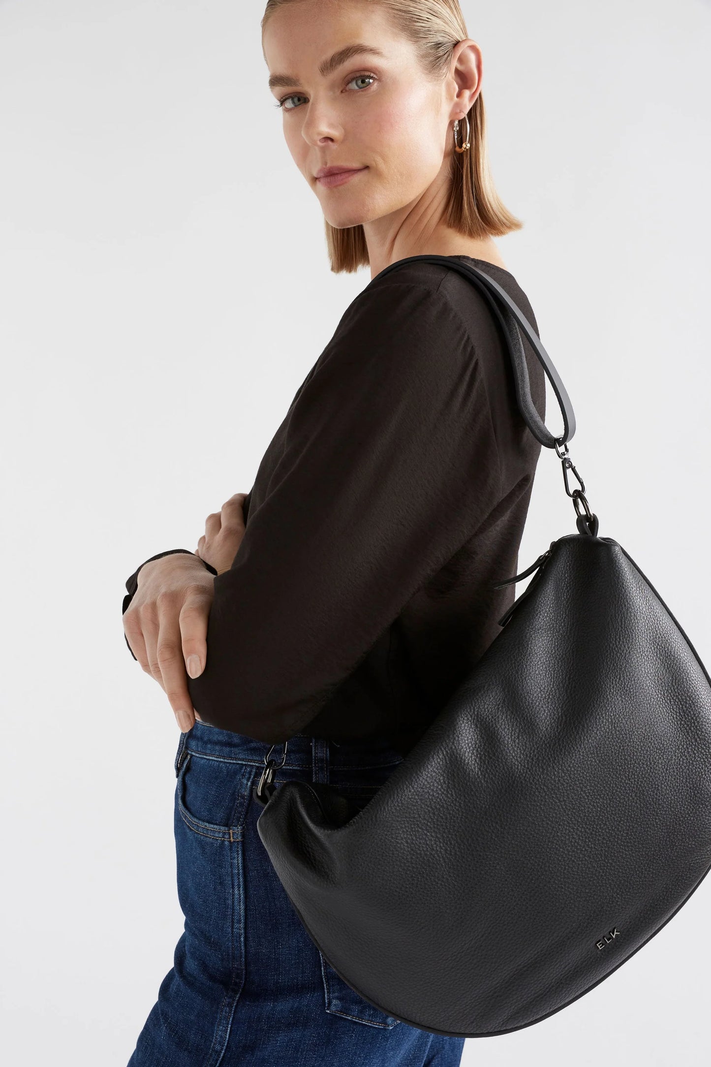 Elk Ilin Crossbody Bag - Black