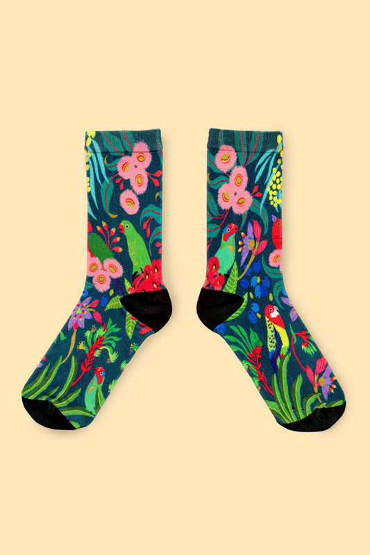 Julie White Bamboo Socks - The Garden