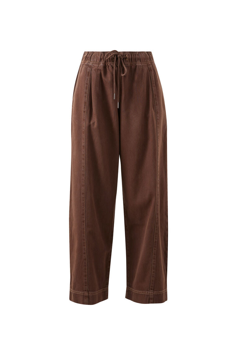 Ceres Life Jessie Barrel Pant - Chocolate