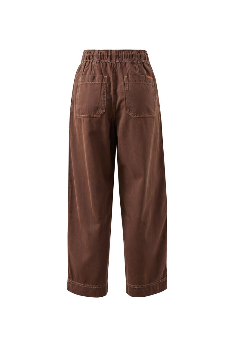 Ceres Life Jessie Barrel Pant - Chocolate