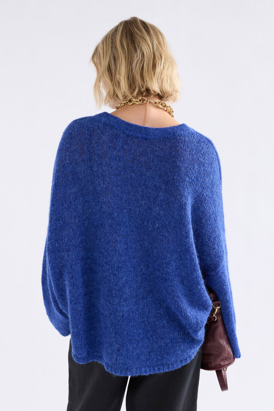 Elk Agna Luna Sweater - Deep Cobalt