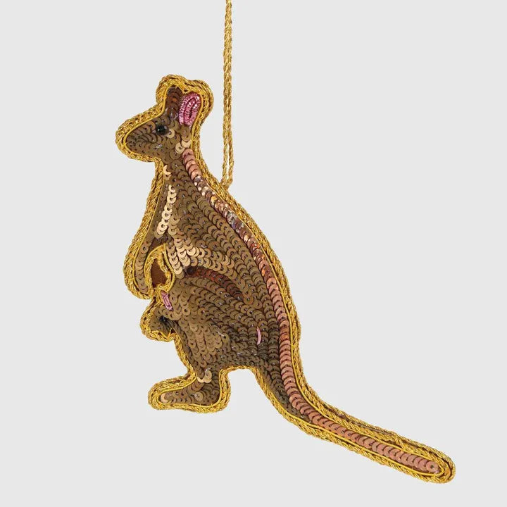 Kangaroo Beaded Decoration