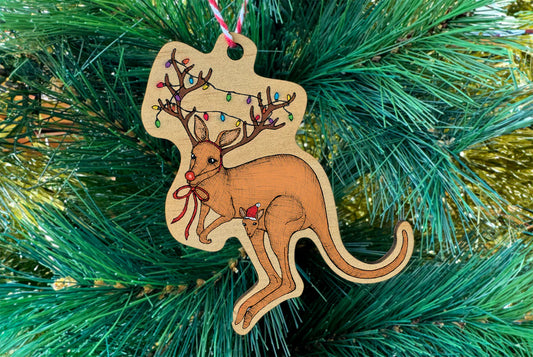 The Nonsense Maker Australian Christmas Ornament - Kangaroo