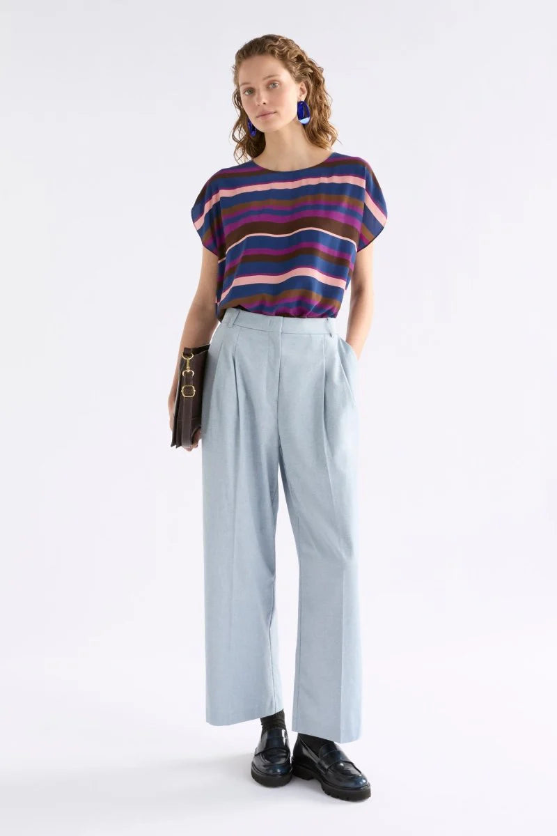 Elk Kash Top - Riga Stripe