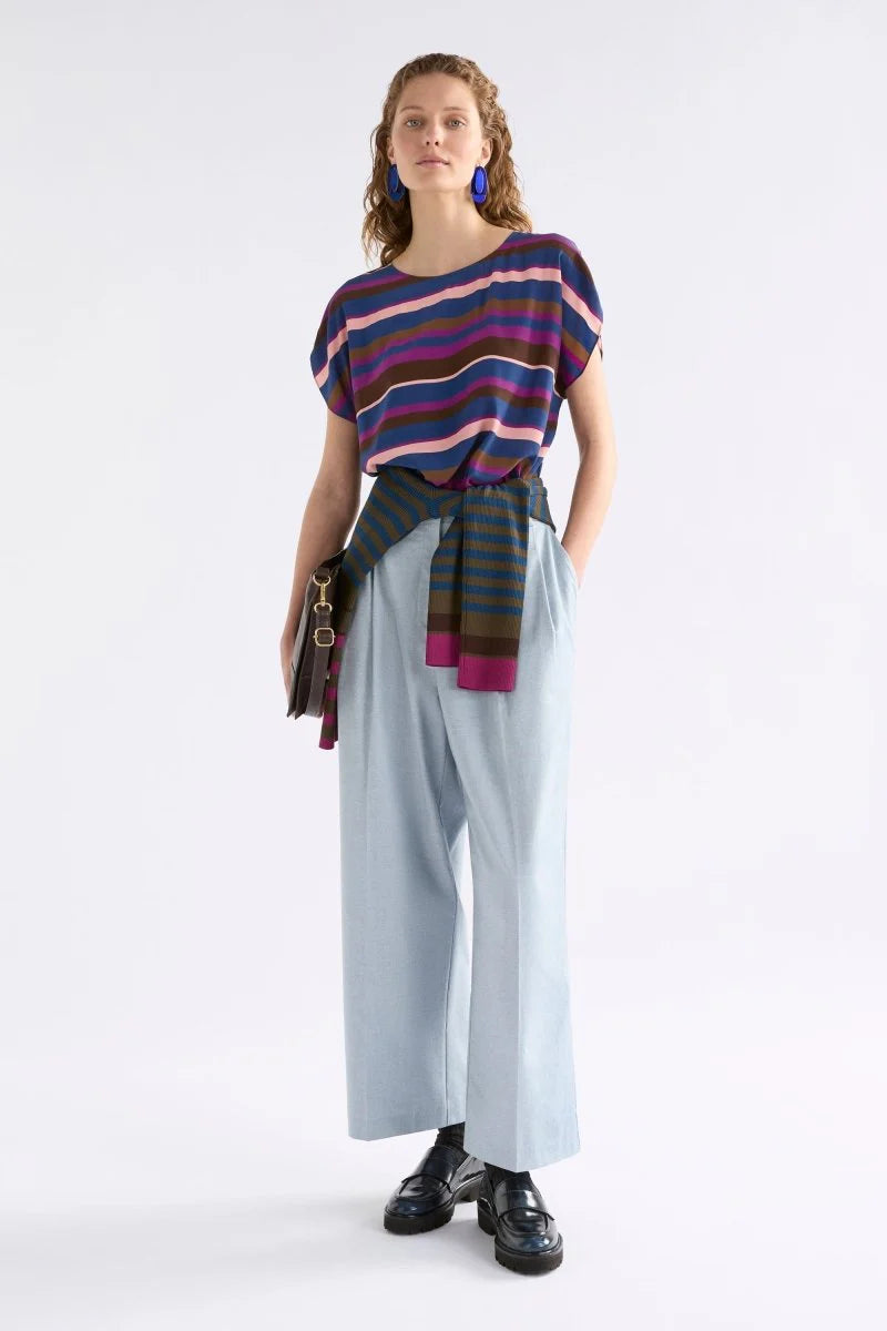 Elk Kash Top - Riga Stripe