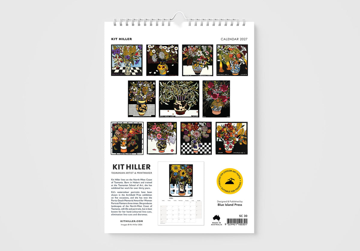Kit Hiller 2027 Wall Calendar