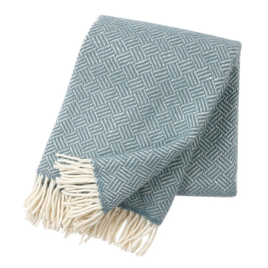 Klippan Samba Brushed Wool Blanket - Lead Grey