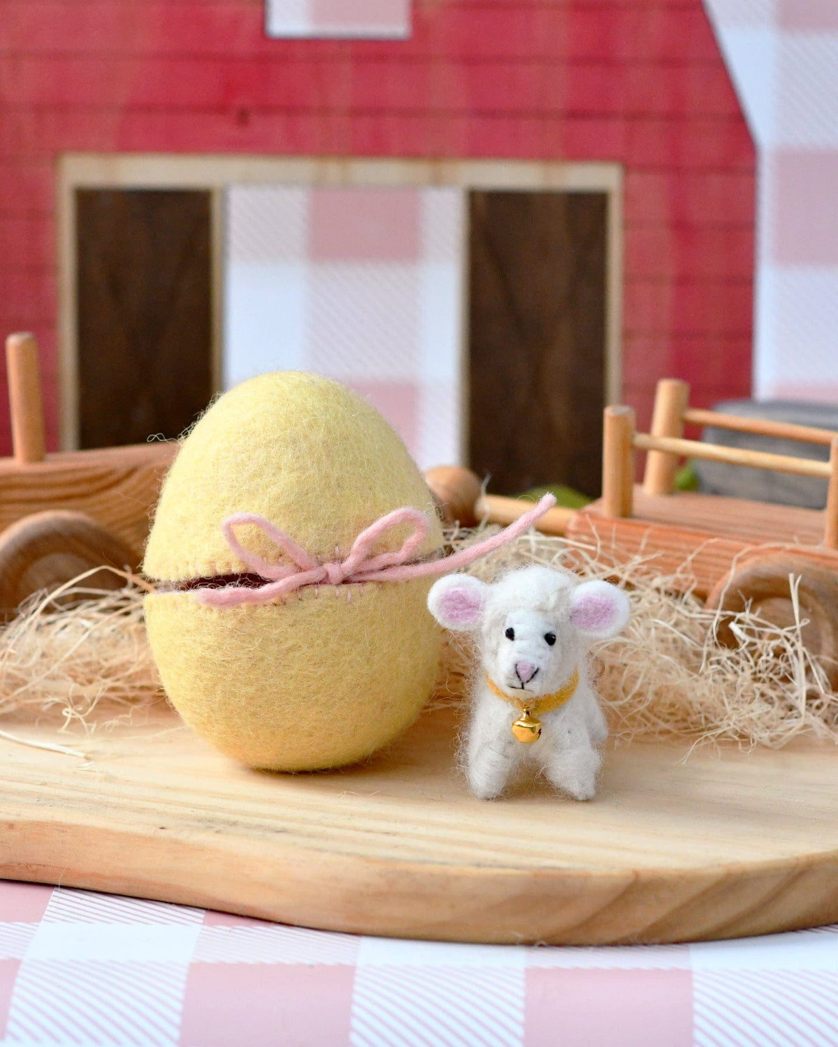 Taras Treasures Surprise Felt Egg - Lamb