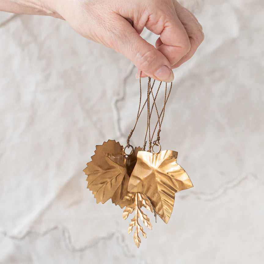 Leaf Hanging Ornament - Set of 4