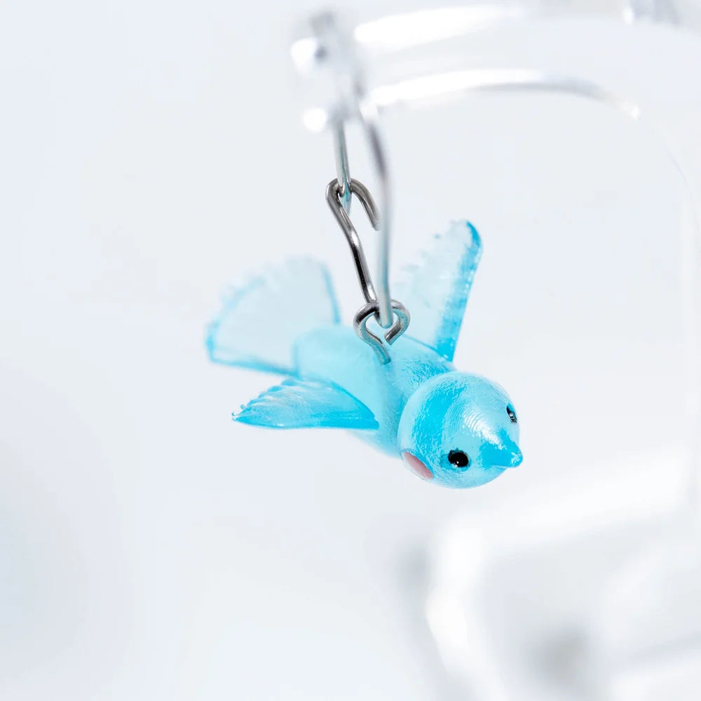 Claire Ishino Lucky Bird Earrings - Blue