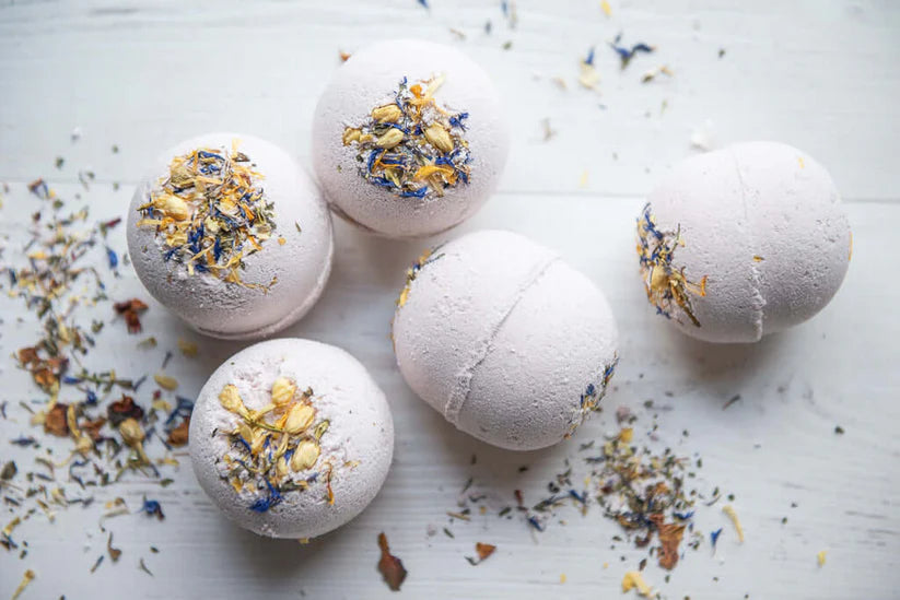 Gather + Harvest Bath Bomb - May Chang and Purple Clay