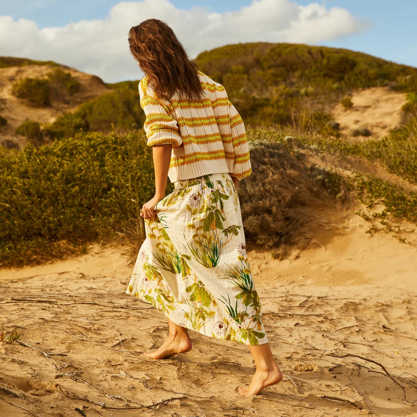 Sage x Clare - Malorie Maxi Skirt