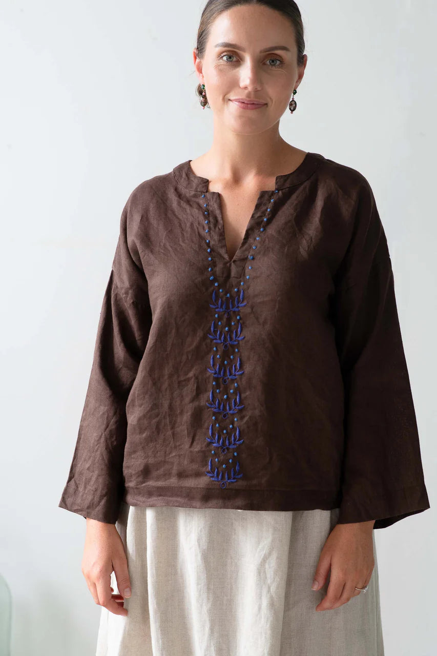 Lazybones Marchi Linen Top