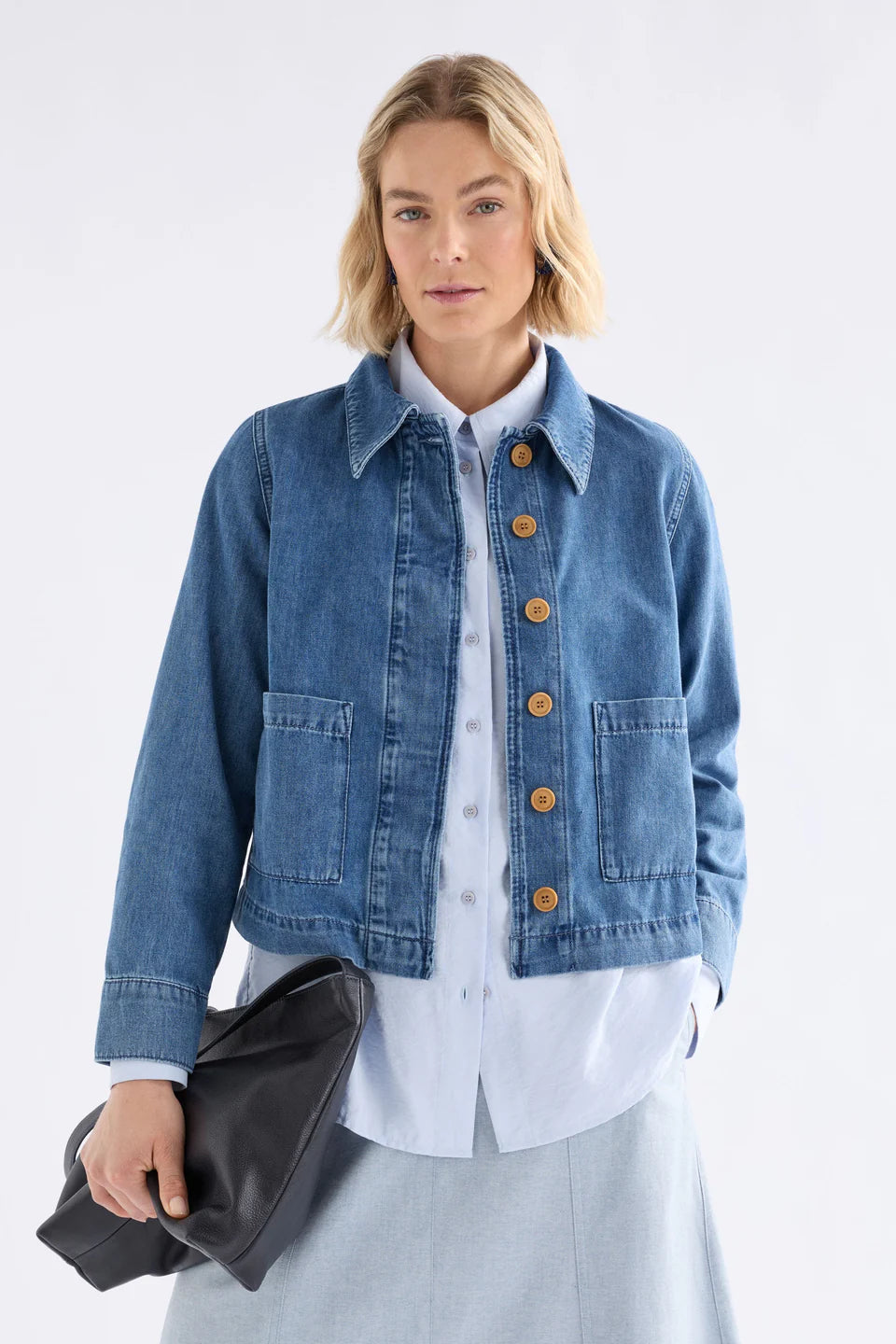 Elk Marn Denim Jacket - Dark Blue Wash