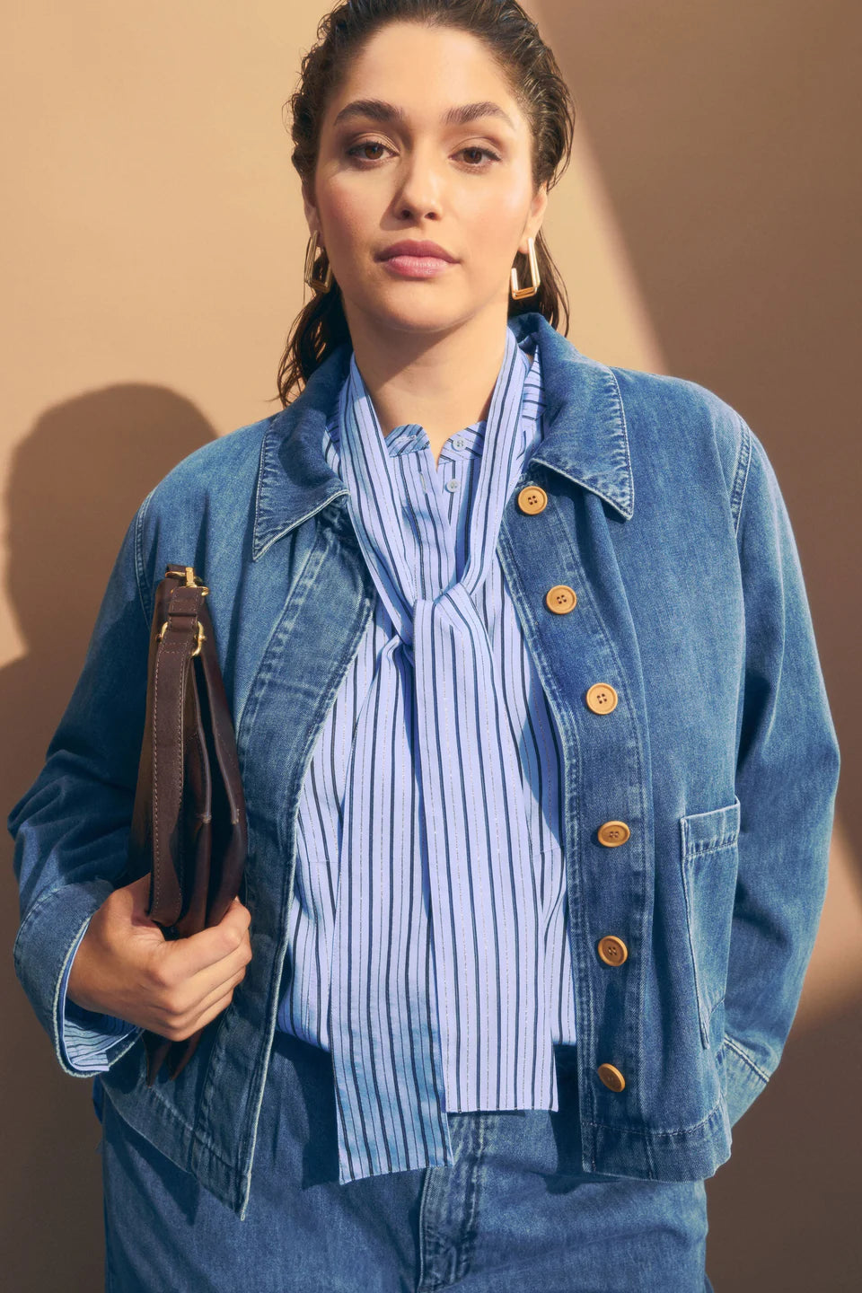 Elk Marn Denim Jacket - Dark Blue Wash