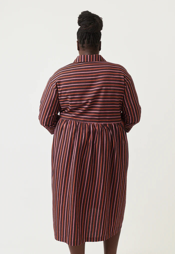 Nancybird Mel Dress - Twilight Stripe