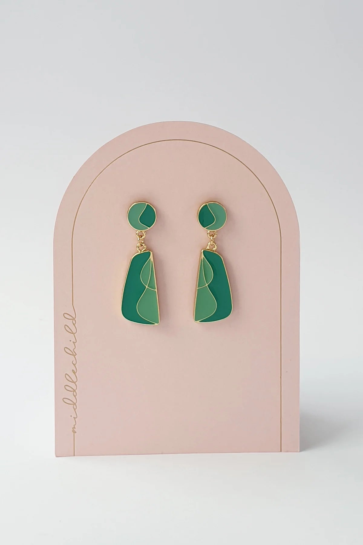 Middle Child Sashay Earrings - Green