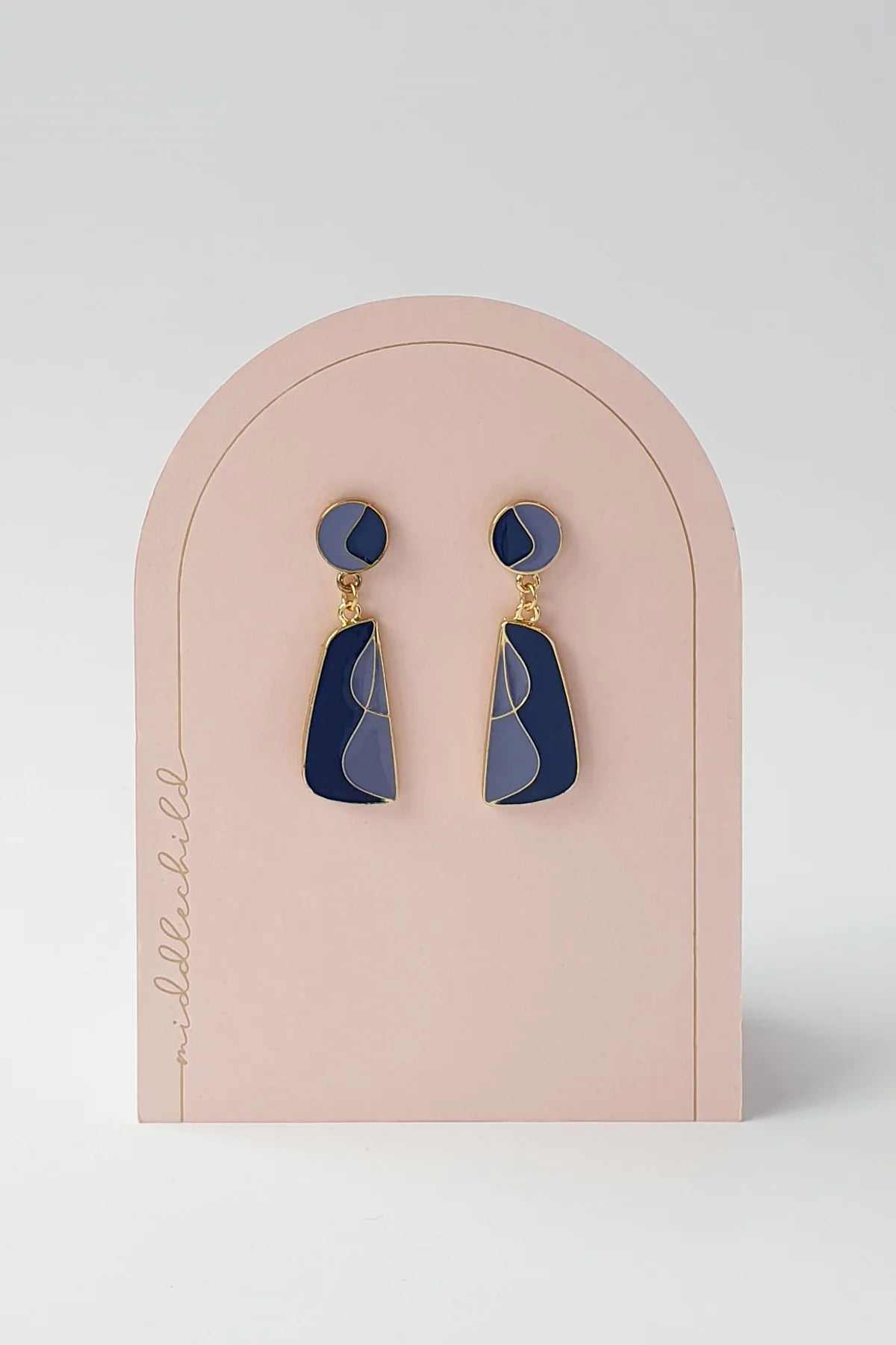 Middle Child Sashay Earrings - Navy