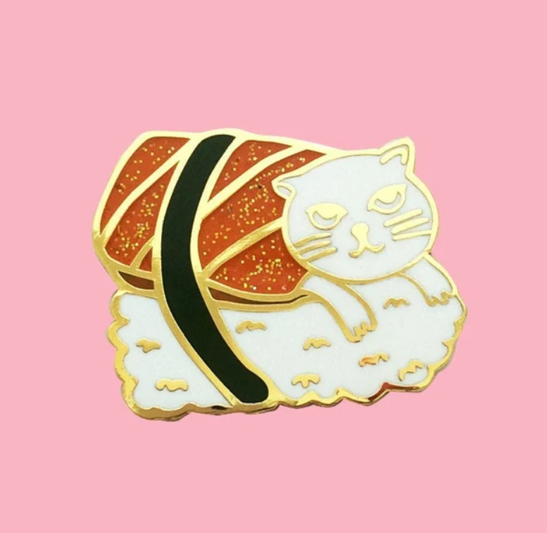 Missy Minzy Sushi Cat Enamel Pin