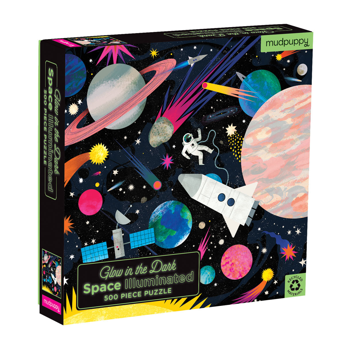 Glow in the Dark Space 500 Piece Puzzle