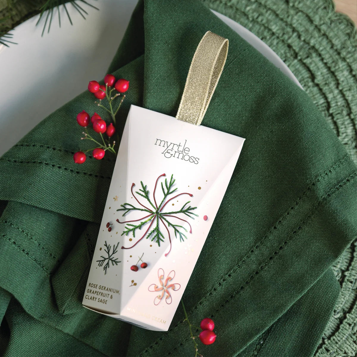 Myrtle & Moss Christmas Ornament Hand Cream