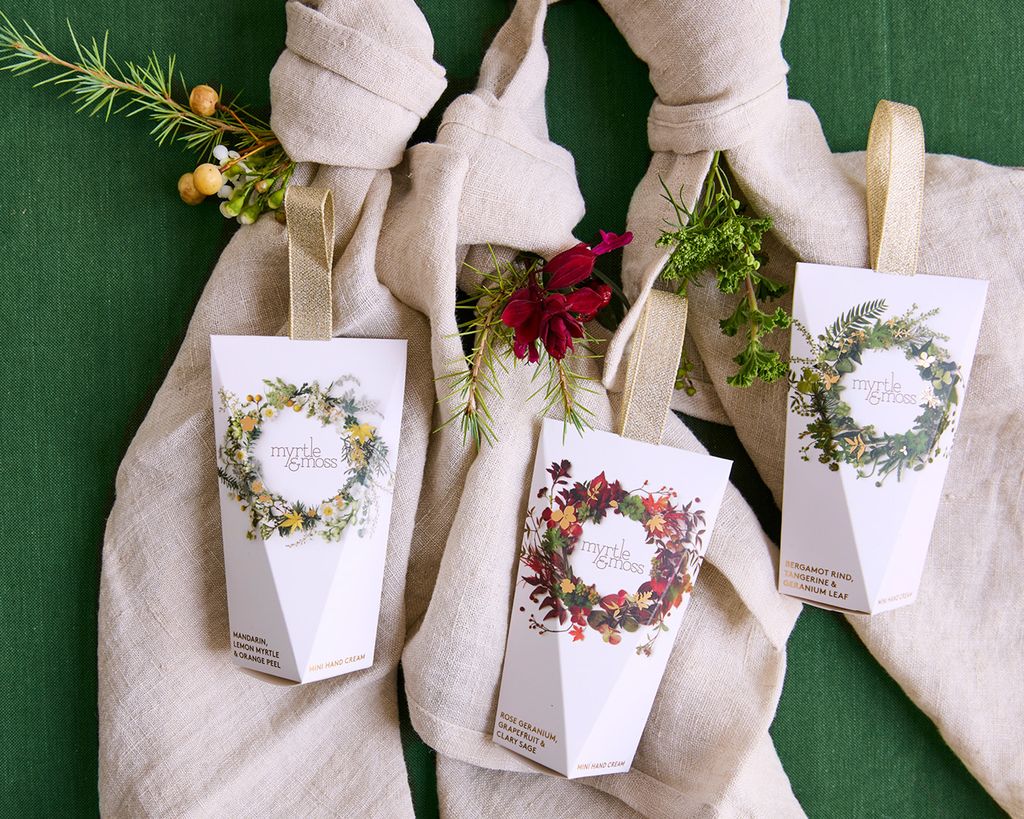 Myrtle & Moss Mini Hand Cream Christmas Ornament