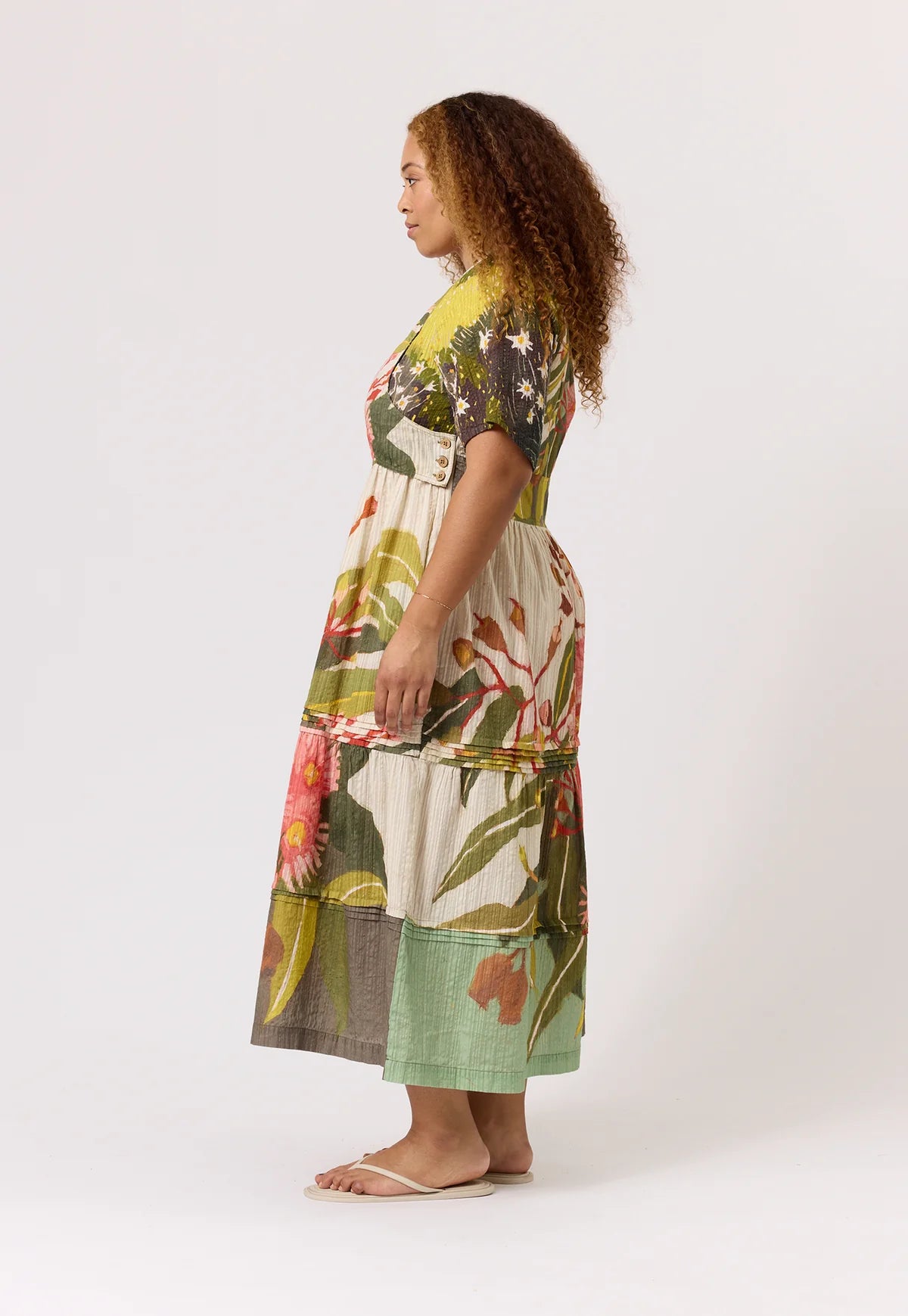 Nancybird Tiered Mabel Dress - Flowering Gum