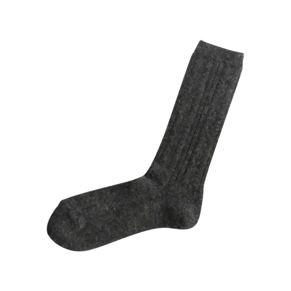Nishiguchi Kutsushita Alpaca Wool Cable Socks