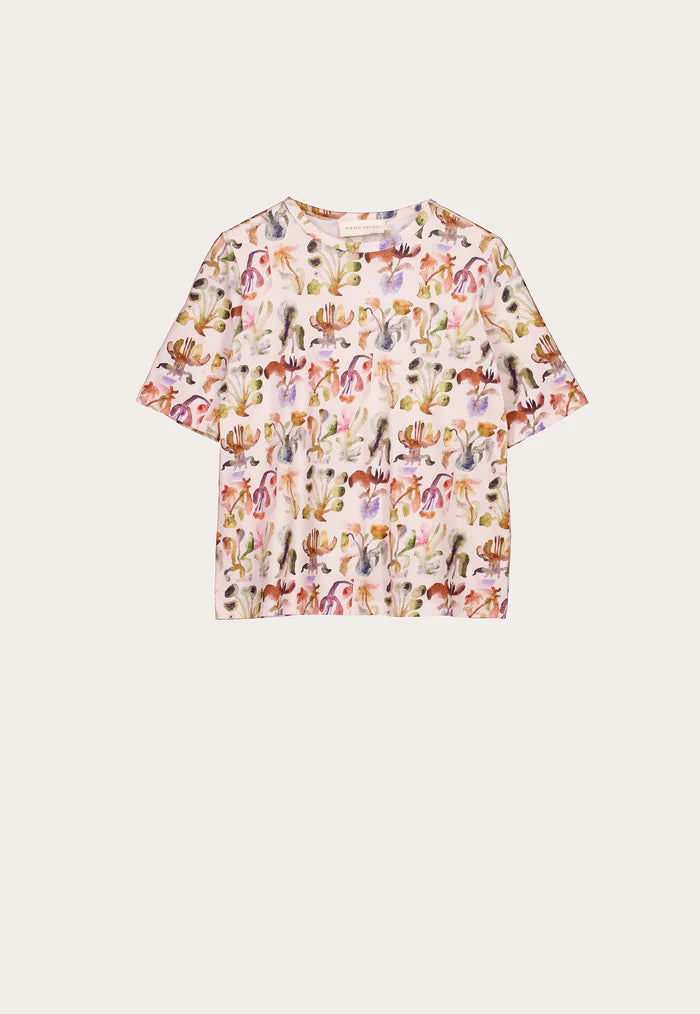 Nancybird Grace Tee - Warm Watercolour