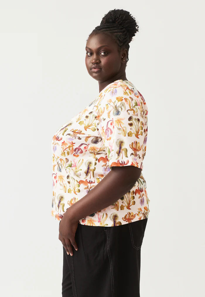 Nancybird Grace Tee - Warm Watercolour