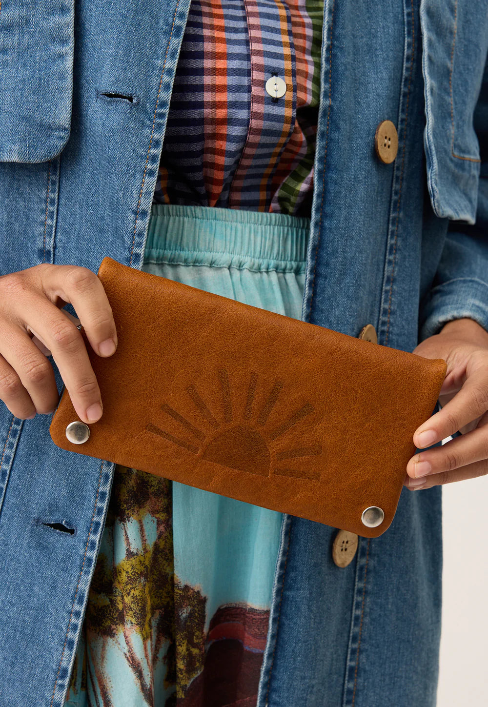 Nancybird Pearl Wallet - Terracotta