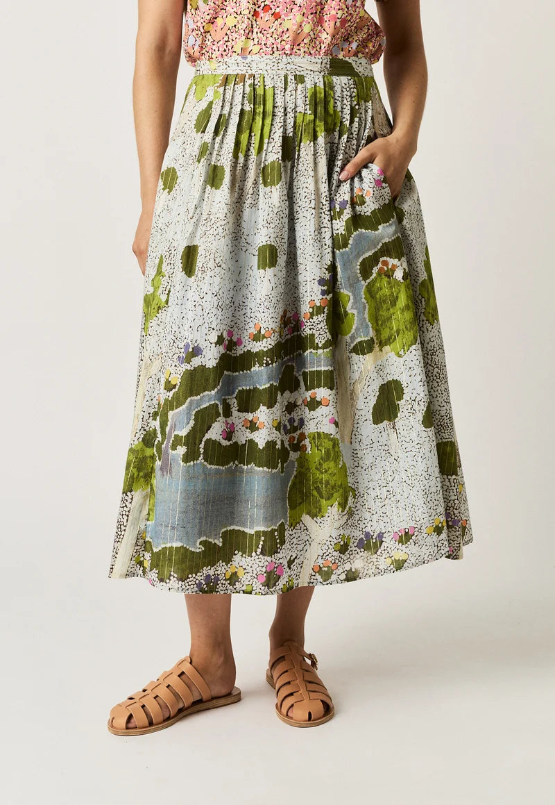Nancybird Alma Yoke Skirt - Spring Creek