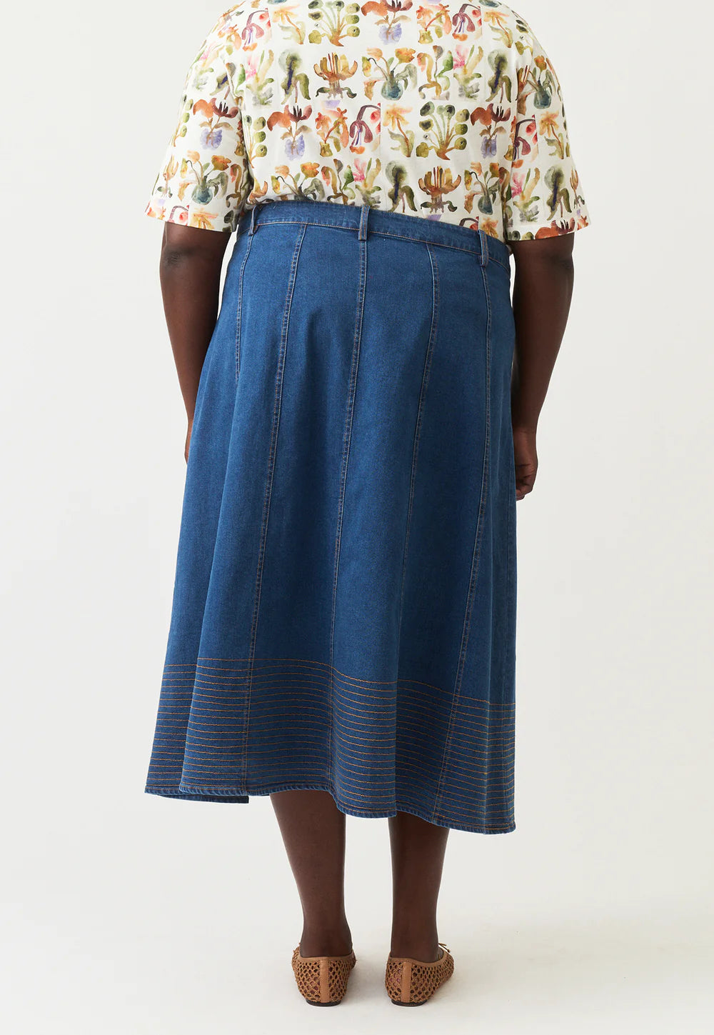 Nancybird Nina Skirt - Dark Wash