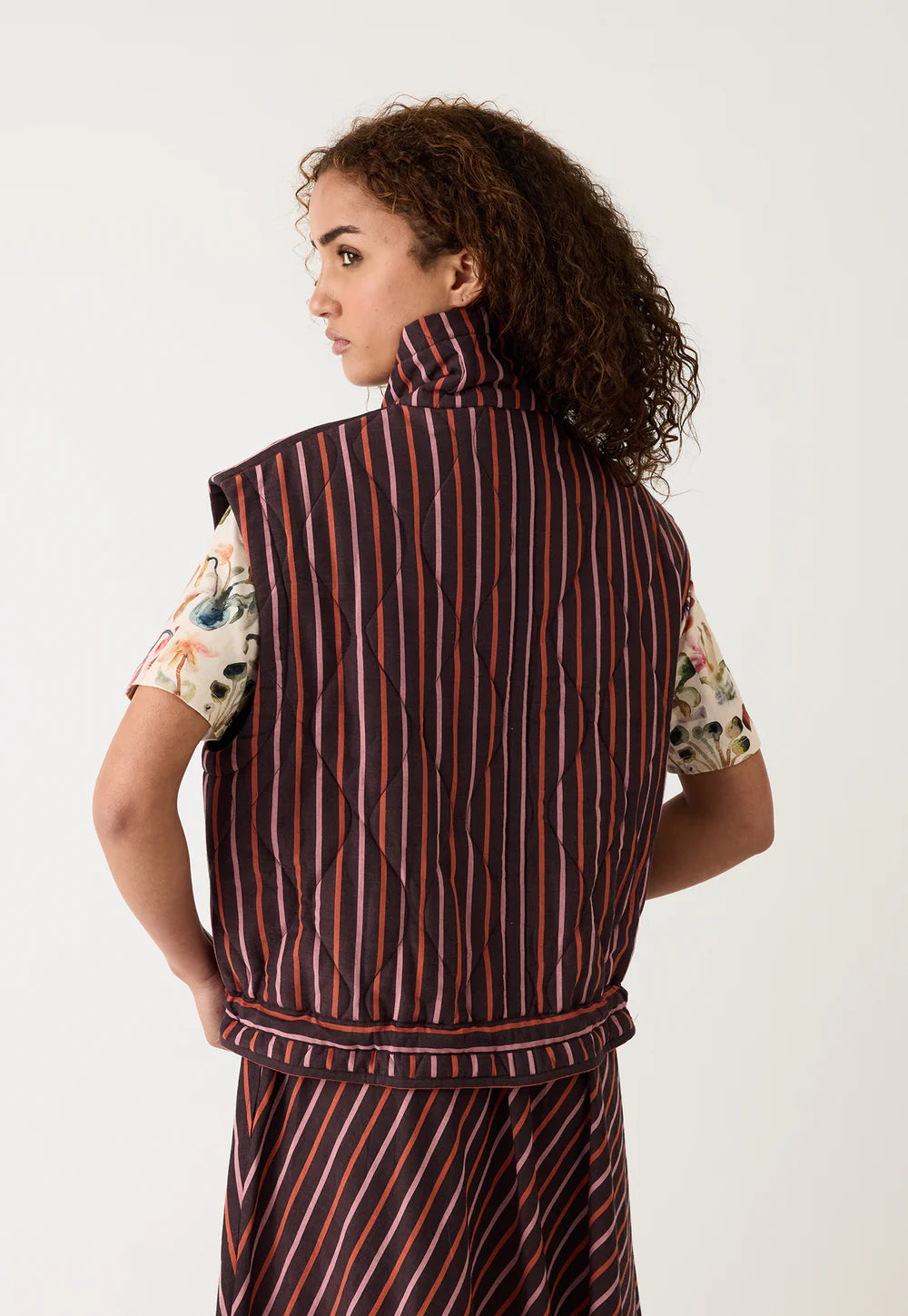 Nancybird Noa Vest - Twilight Stripe