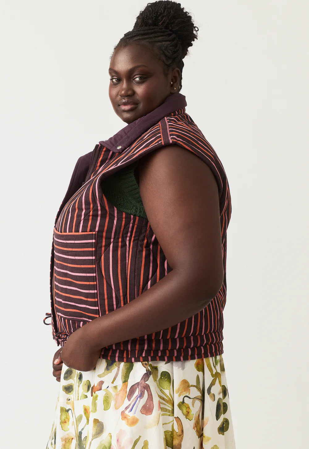 Nancybird Noa Vest - Twilight Stripe