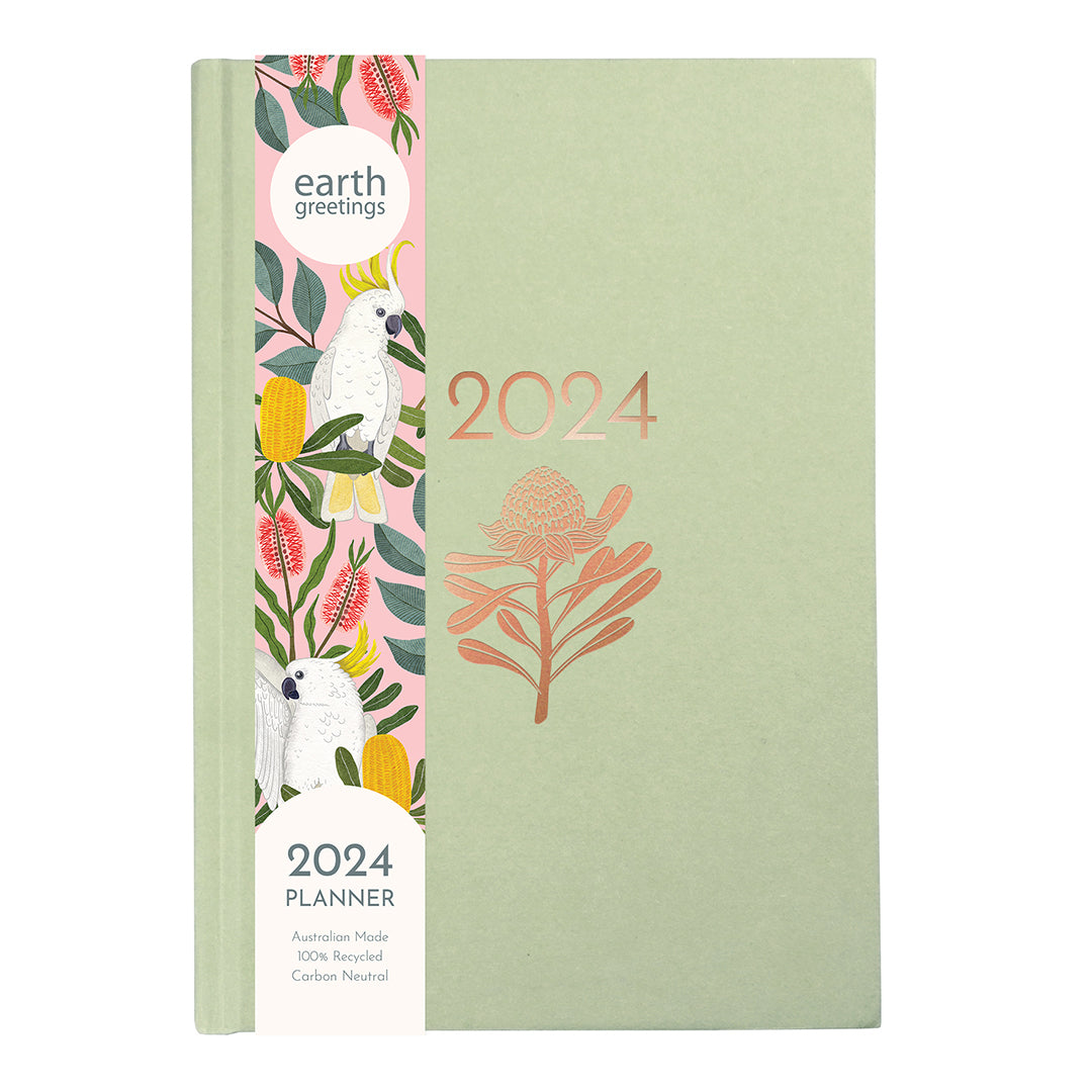 Earth Greetings 2024 Planner - 2 Colours