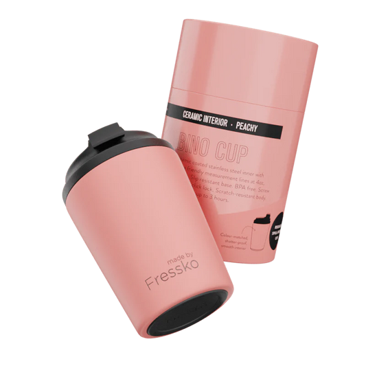Fressko Ceramic Bino 8oz - Peachy