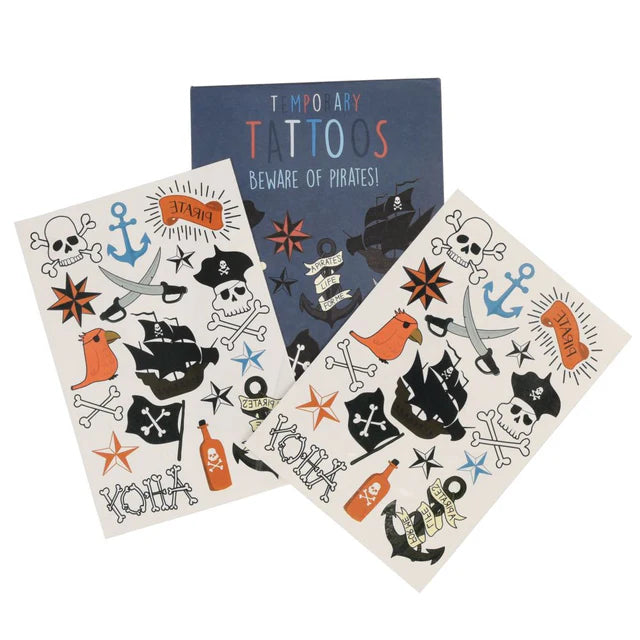 Beware of Pirates! Temporary Tattoos