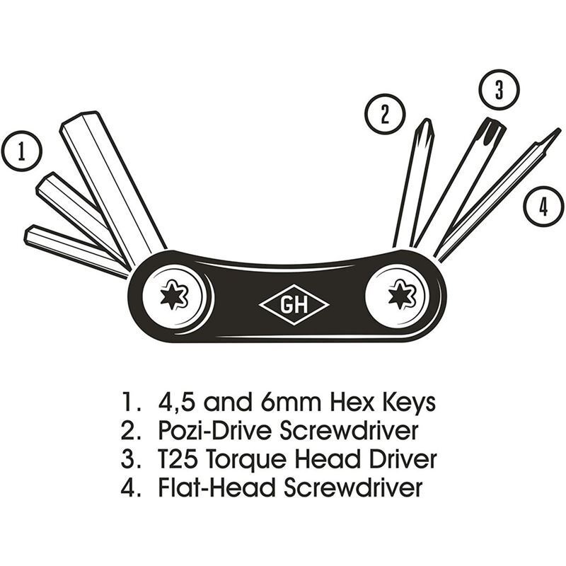 Gentlemen's Hardware Pocket Bicycle Multi Tool