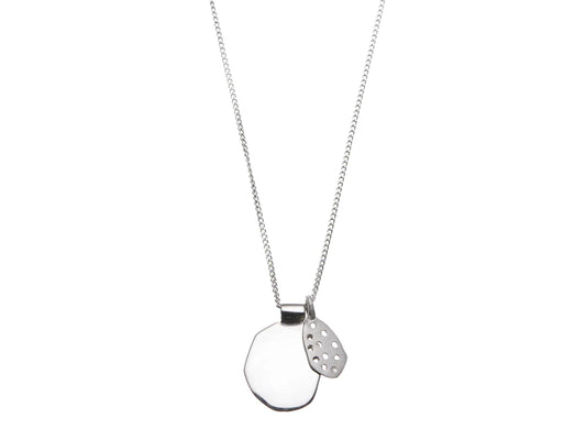 Shabana Jacobson Honeycomb Necklace - Polished Silver
