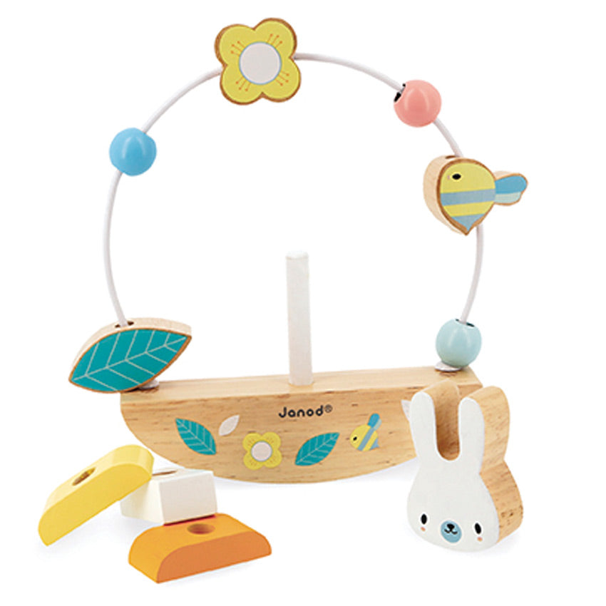 Janod Rabbit Bead Maze Rocker