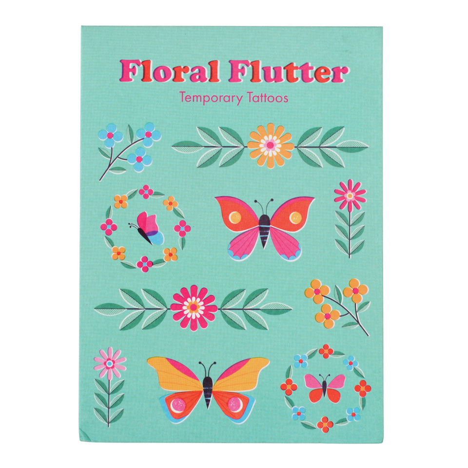 Temporary Tattoo - Floral Flutter