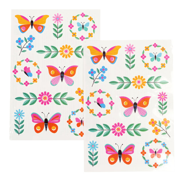 Temporary Tattoo - Floral Flutter