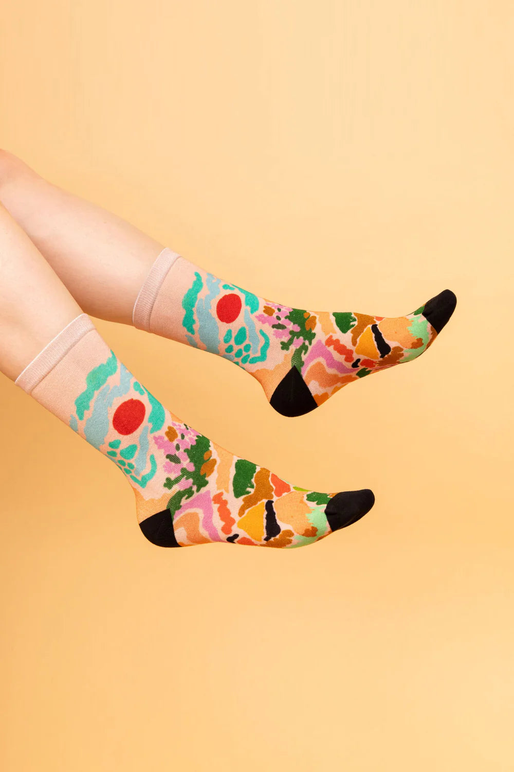 Julie White Bamboo Socks - Rainbow Outback