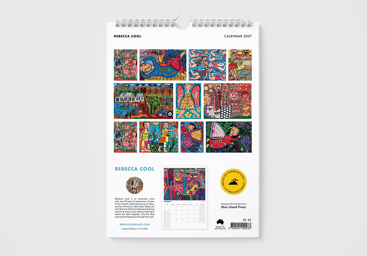 Rebecca Cool 2027 Wall Calendar