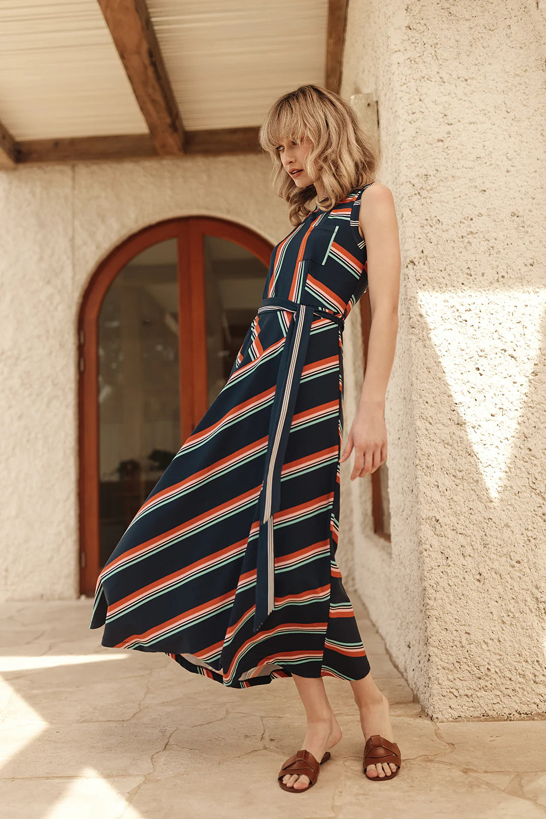 Retro Stripe Roller Dress - Frock Me Out