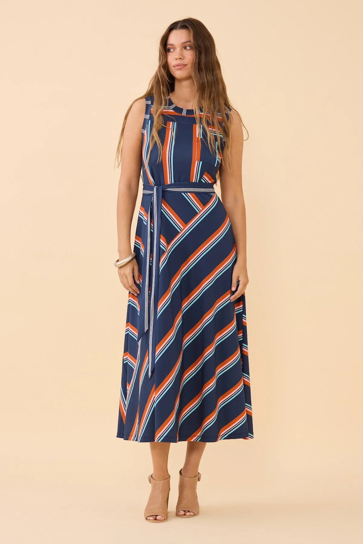 Retro Stripe Roller Dress - Frock Me Out